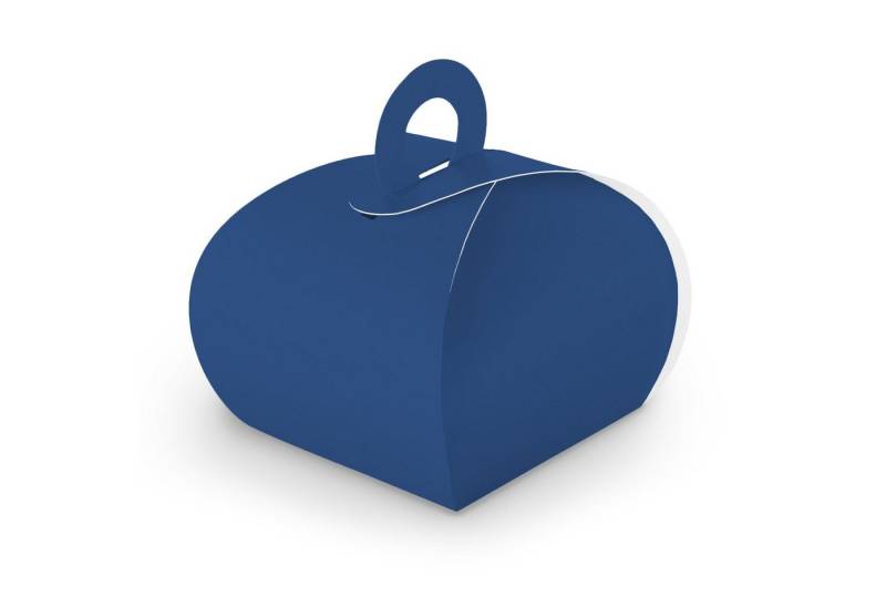 itenga Geschenkbox itenga Geschenkbox mit Griff dunkelblau aus Karton von itenga