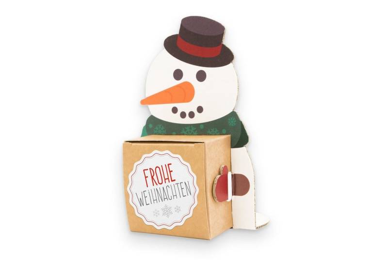 itenga Geschenkbox itenga Geschenkverpackung Schneemann (Motiv 24) von itenga