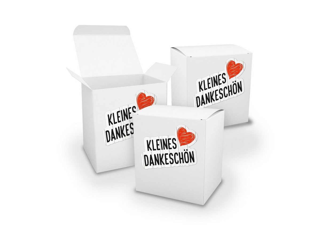 itenga Geschenkbox itenga Geschenkverpackung Set 3x XL Würfel weiß + Sticker kleines Dank itenga Geschenkbox itenga Geschenkverpackung Set 3x XL Würfel weiß + Sticker kleines Dank von itenga