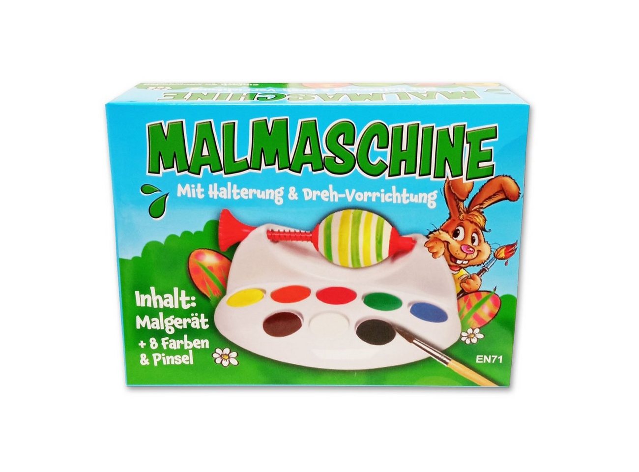 itenga Osterei itenga Oster Malmaschine mit 8 Farben und Pinsel von itenga