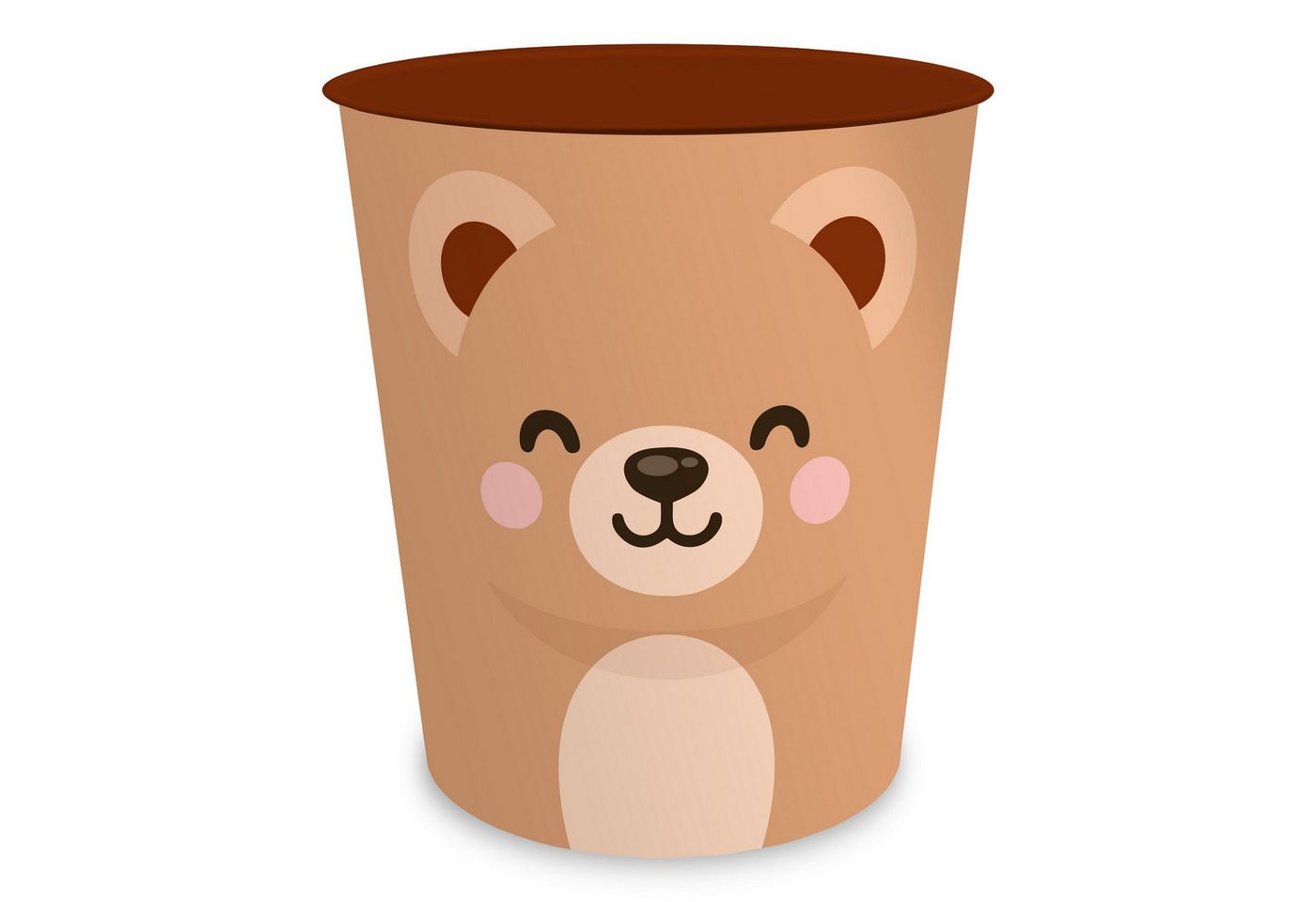 itenga Papierkorb itenga Papierkorb Tiermotiv - BÄR - Kawaii Design - ca 11 Liter von itenga