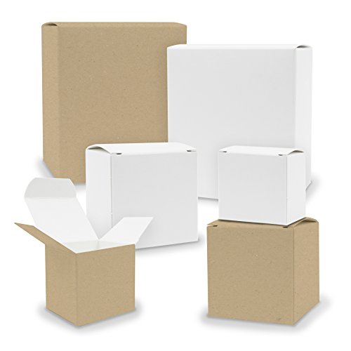 itenga Schachteln V3 24x Quader Würfel gemischt WEISS BRAUN Boxen zum Basteln itenga Schachteln V3 24x Quader Würfel gemischt WEISS BRAUN Boxen zum Basteln von itenga