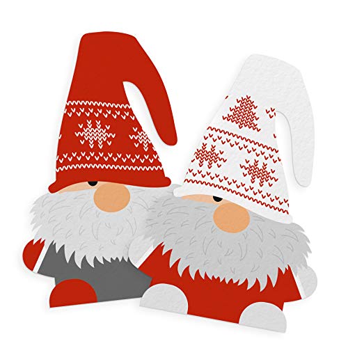 itenga Sticker 10 x Wichtelbande Aufkleber Etikett zum Basteln Wichtelgeschenk Advent Deko von itenga