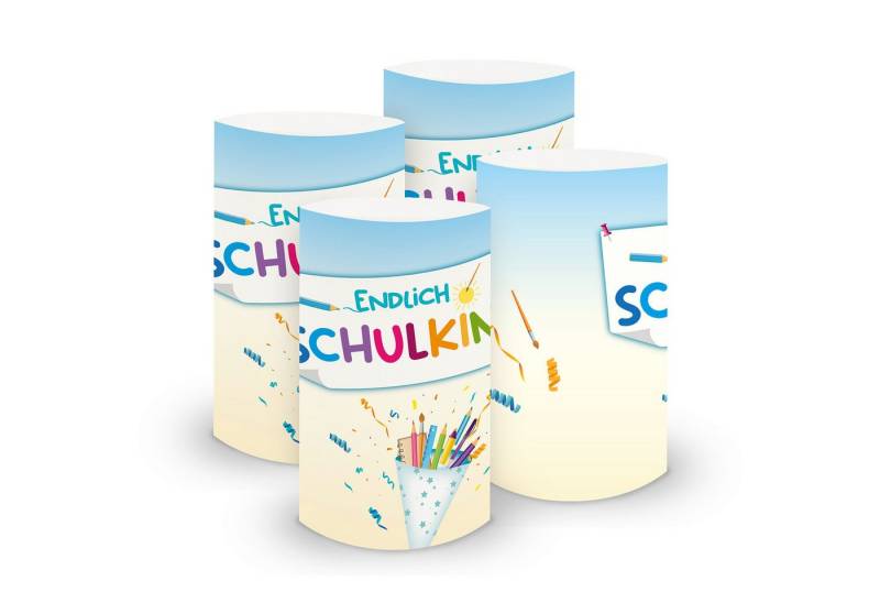 itenga Windlicht itenga 6x Windlicht Endlich Schulkind von itenga