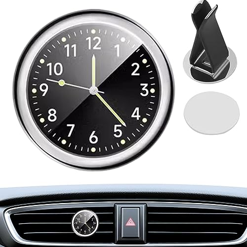 Auto-Innenraumuhr | Auto-Miniuhr-Dekoration | Tragbare -Analog-Auto-Armaturenbrett-Zeitdekoration für SUVs, Autos, LKWs Itrimaka von itrimaka