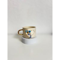 Handgemachte Keramik Tasse Mit Nazar Boncuk | Evil Eye Goldenem Henkel Schutzengel Geschenk, Boho Deko, Kaffee & Espresso Handgemachte Keramik Tasse Mit Nazar Boncuk | Evil Eye Goldenem Henkel Schutzengel Geschenk, Boho Deko, Kaffee & Espresso von itsARTIQUE