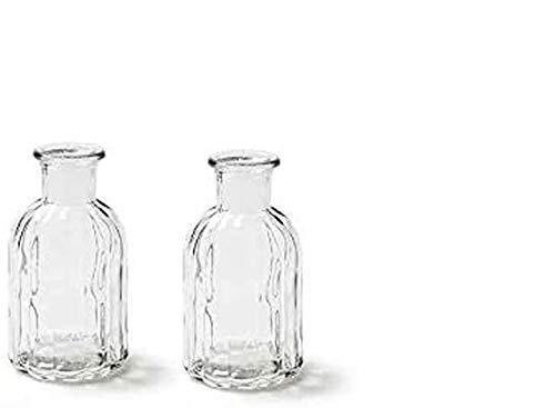 2er Set Glasflaschen Norinne Größe S - kleine Vase, Tischdekoration, Glasvasen, Landhaus von itsisa