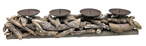 itsisa Adventsgesteck/Adventskranz Holz, länglich, Kerzenhalter Advent Schwemmholz itsisa Adventsgesteck/Adventskranz Holz, länglich, Kerzenhalter Advent Schwemmholz von itsisa
