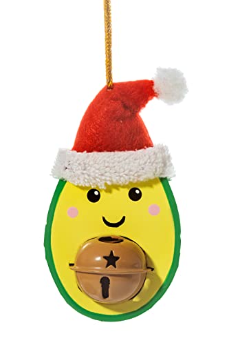Baumschmuck Avocado mit Glocke - Weihnachten Baumkugel, Weihnachtsdeko, Christbaumkugel Baumschmuck Avocado mit Glocke - Weihnachten Baumkugel, Weihnachtsdeko, Christbaumkugel von itsisa