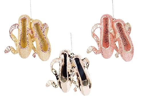 Baumschmuck Ballett Schuhe 3er Set Ballerina Weihnachtsdeko, Christbaumkugel Ballettschuhe Baumschmuck Ballett Schuhe 3er Set Ballerina Weihnachtsdeko, Christbaumkugel Ballettschuhe von itsisa