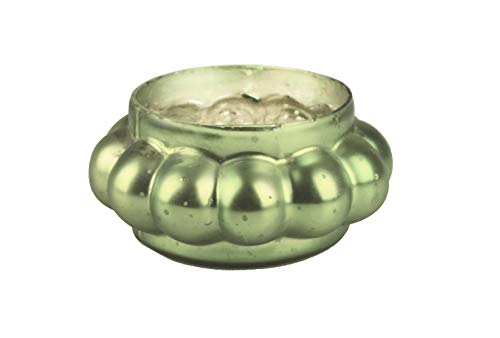 itsisa Schwimmschale Antik Look, grün matt D:10cm, Schwimmlicht, Schwimmkerze, Teelichthalter von itsisa