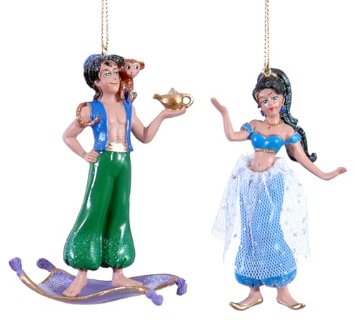 itsisa Baumschmuck Orientalisches Märchen Aladin & Jasmin (2er Set) - Weihnachtsdeko, Christbaumkugel, Weihnachten von itsisa