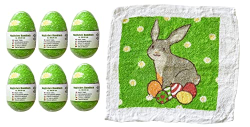 itsisa Magisches Handtuch 6er Set (Ostern) - Zauberhandtuch, Kindergeschenk, Ostergeschenk von itsisa