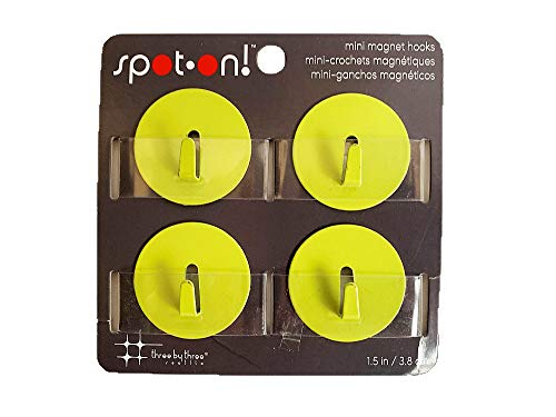itsisa Spot on Magnethaken - 4er Set, klein, kiwi grün - Praktische Haken Magnete von itsisa