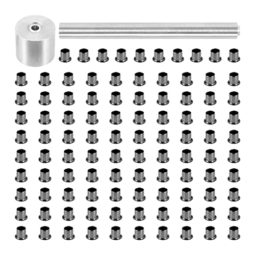 iubfegt 1 Satz Werkzeuge 100 StüCke Nieten Nagel Installation Werkzeuge mit Silber Messing NäGeln iubfegt 1 Satz Werkzeuge 100 StüCke Nieten Nagel Installation Werkzeuge mit Silber Messing NäGeln von iubfegt