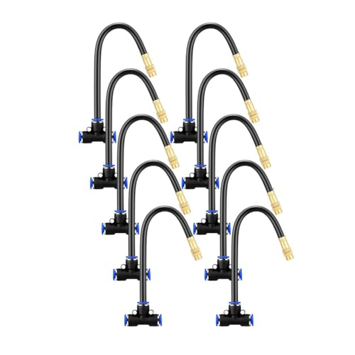 iubfegt 10 PCs Messingnebel Düsen Tee Wasser Mister Düsen Fadensprühgerät für die Terrasse Außenkühlung im Freien Kühlung Mister System iubfegt 10 PCs Messingnebel Düsen Tee Wasser Mister Düsen Fadensprühgerät für die Terrasse Außenkühlung im Freien Kühlung Mister System von iubfegt