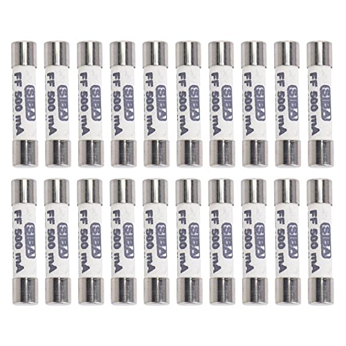 iubfegt 10X 1000V 500MA 6,3 x 32 mm Weisse Keramik Sicherung fuer Multimeter iubfegt 10X 1000V 500MA 6,3 x 32 mm Weisse Keramik Sicherung fuer Multimeter von iubfegt