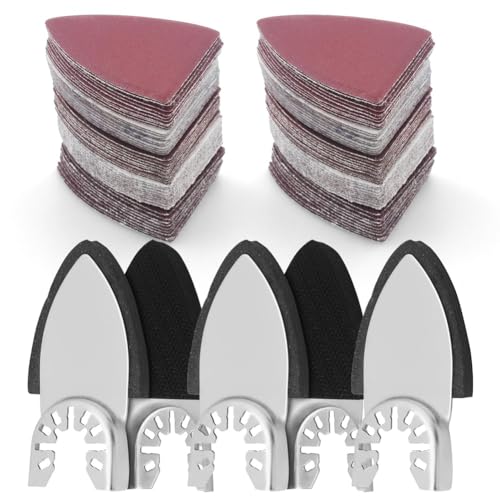 iubfegt 130-Teiliges Schleifpad-Set für Oszillierende Werkzeuge, 5-Teiliges Finger-Schleifpad und 125-Teiliges Finger-Schleifpapier, Zubehör für Multitool-Schleifaufsätze iubfegt 130-Teiliges Schleifpad-Set für Oszillierende Werkzeuge, 5-Teiliges Finger-Schleifpad und 125-Teiliges Finger-Schleifpapier, Zubehör für Multitool-Schleifaufsätze von iubfegt