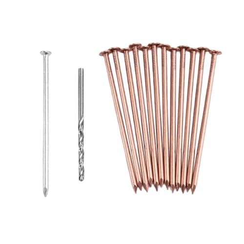 iubfegt 14-Teiliges Kupfernägel-Set zum Töten Von Bäumen, 3,5 Große Mengen Kupfernägel, Spikes Zur Baumstumpfentfernung, Hardware-Nägel für Bäume iubfegt 14-Teiliges Kupfernägel-Set zum Töten Von Bäumen, 3,5 Große Mengen Kupfernägel, Spikes Zur Baumstumpfentfernung, Hardware-Nägel für Bäume von iubfegt