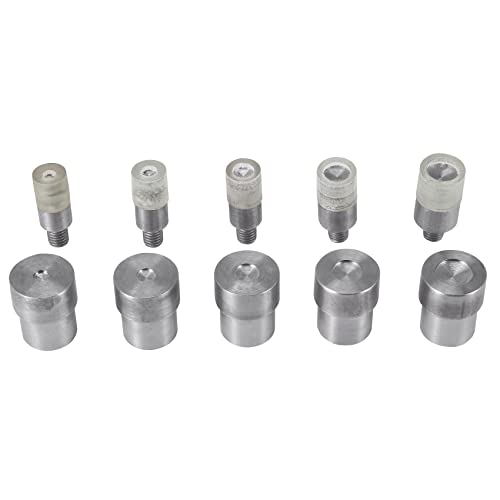 iubfegt 5 SäTze Doppel Kappen Nieten Formen (5 Mm / 6 Mm / 8 Mm / 10 Mm / 12 Mm) von iubfegt
