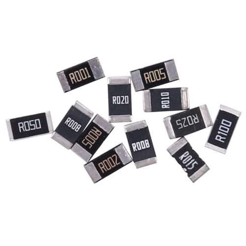 iubfegt 50 Stücke Legierung Widerstand 2512 Smd Widerstand Probe Kit, 10 Arten X 5 Stücke = 50 Stücke R001 R002 R005 R008 R010 R015 R020 R025 R050 R100 von iubfegt