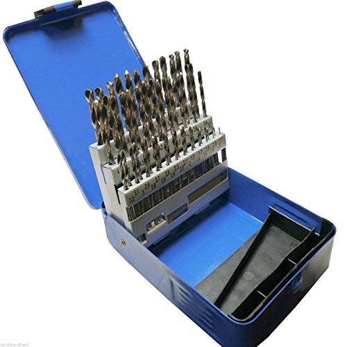 iubfegt 51 Stueck Engineering Bohrerset Hss 1-6mm in 0,1mm Schritten von iubfegt