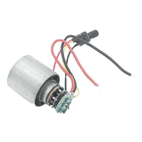 iubfegt Bürstenloser Mini-Motor DC 7–24 V, 100.000 Min, Hochgeschwindigkeits-Laufrad Aus CNC-Aluminiumlegierung, Kanalventilator, Stufenlose Geschwindigkeitsregulierung, Einfach zu Bedienen von iubfegt