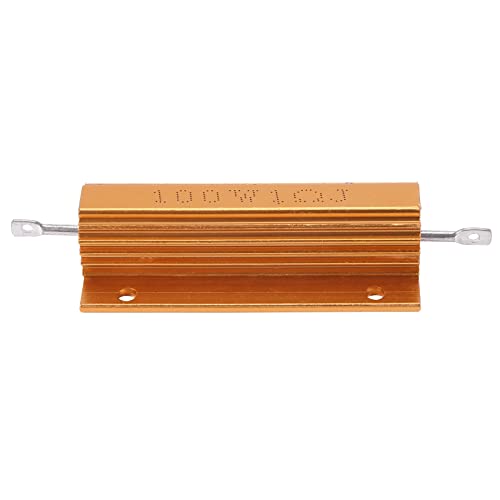 iubfegt Goldaluminiumplattierter Leistungswiderstand 100W, 1 Ohm 1R von iubfegt