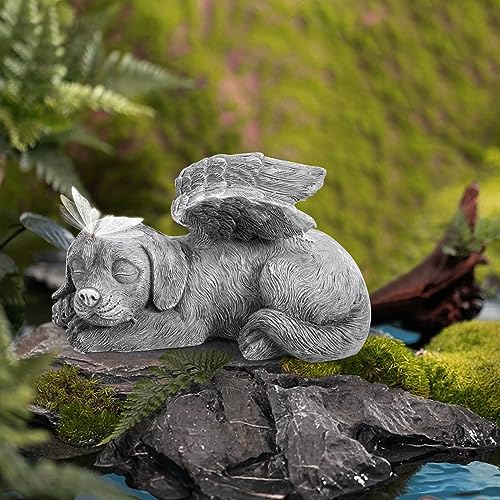 iubfegt Hund Haustier Denkmal Grabstein Markierung Geschnitzte Statue, Harz, Fertig iubfegt Hund Haustier Denkmal Grabstein Markierung Geschnitzte Statue, Harz, Fertig von iubfegt