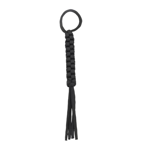 iubfegt Quadrat geflochtenes Messer Lanyard - Black von iubfegt