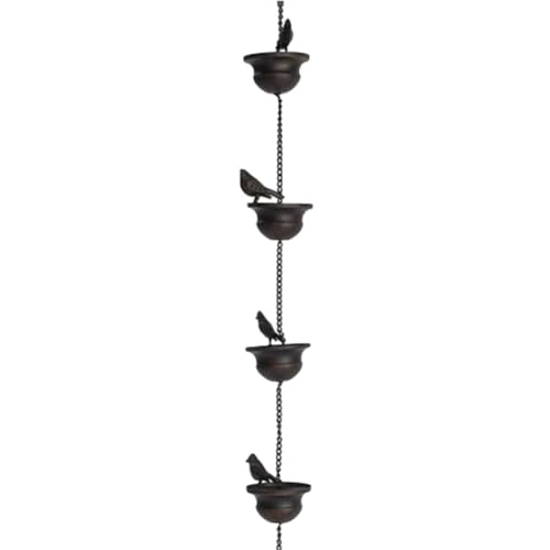 iubfegt Regenketten Dekorative Metall Regenwassersammlungskette Outdoor Garten, Haltbare Feine Verarbeitung iubfegt Regenketten Dekorative Metall Regenwassersammlungskette Outdoor Garten, Haltbare Feine Verarbeitung von iubfegt