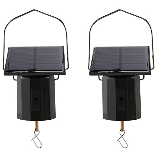 iubfegt Solar HäNgend Display Motor Rotierend Kleiner Motor Solar Wind Spinner Motor Mehr Zweck Drehbarer Haken 2 StüCke von iubfegt