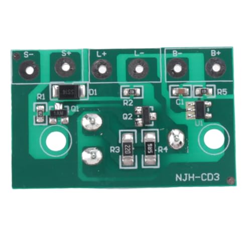 iubfegt Solar-Rasenlicht-Controller-Platine 3,7 V Lithium-Batterie Solar-Scheinwerfer-Licht Solarlicht-Platine mit Schalter von iubfegt