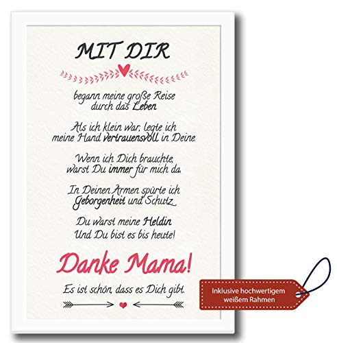 Danke Mama! Bild MIT weißem Rahmen. Geburtstags-Geschenk für Deine Mutti. Dankeschön für die Beste Mutter. Geschenkidee zum Geburtstag, Muttertag. Danke Mama! Bild MIT weißem Rahmen. Geburtstags-Geschenk für Deine Mutti. Dankeschön für die Beste Mutter. Geschenkidee zum Geburtstag, Muttertag. von iulias Freude schenken!