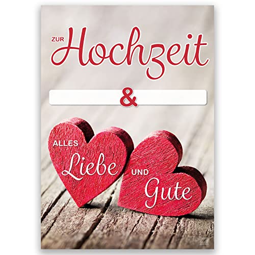 XL Plakat zur Hochzeit I Beschreibbar I Poster ca 60 x 40 cm I Hochzeitsgeschenk für Brautpaar I Überraschung zur Trauung & Hochzeitsdeko von iulias Freude schenken!