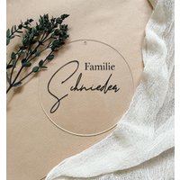 Acrylschild Türschild Türkranz Für Haustür Familienname Willkommen Acrylschild Türschild Türkranz Für Haustür Familienname Willkommen von ivyandroseDE