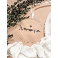 Acrylschild Türschild Türkranz Für Haustür Hereinspaziert Willkommen Acrylschild Türschild Türkranz Für Haustür Hereinspaziert Willkommen von ivyandroseDE