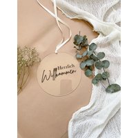 Acrylschild Türschild Türkranz Für Haustür Hereinspaziert Willkommen Acrylschild Türschild Türkranz Für Haustür Hereinspaziert Willkommen von ivyandroseDE