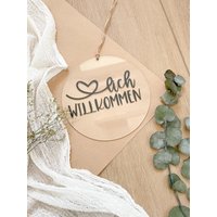 Acrylschild Türschild Türkranz Für Haustür Hereinspaziert Willkommen Acrylschild Türschild Türkranz Für Haustür Hereinspaziert Willkommen von ivyandroseDE