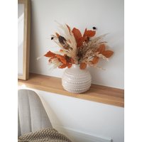 Trockenblumenstrauß Herbststrauß Inklusive Vase Pampasgras Boho Deko Herbst Herbstdeko Trockenblumenstrauß Herbststrauß Inklusive Vase Pampasgras Boho Deko Herbst Herbstdeko von ivyandroseDE