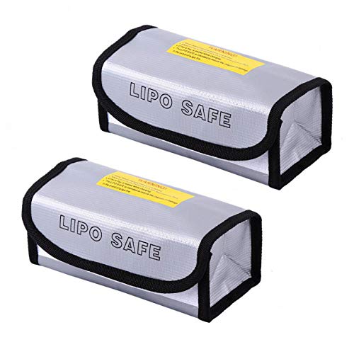 iwobi 2X Batterie feuerfeste Explosion Safe Bag,Zipper Fire Schutzhülle Sack Hohe Batterie Feuerfeste für die Sicherheit Lagerung iwobi 2X Batterie feuerfeste Explosion Safe Bag,Zipper Fire Schutzhülle Sack Hohe Batterie Feuerfeste für die Sicherheit Lagerung von iwobi