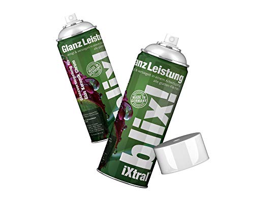 blix! Glanz Leistung Hochglanz Versiegelung Reiniger Politur Spray für glatte Flächen im Haushalt reinigt + versiegelt in einem Arbeitsgang (250ml) von iXtral