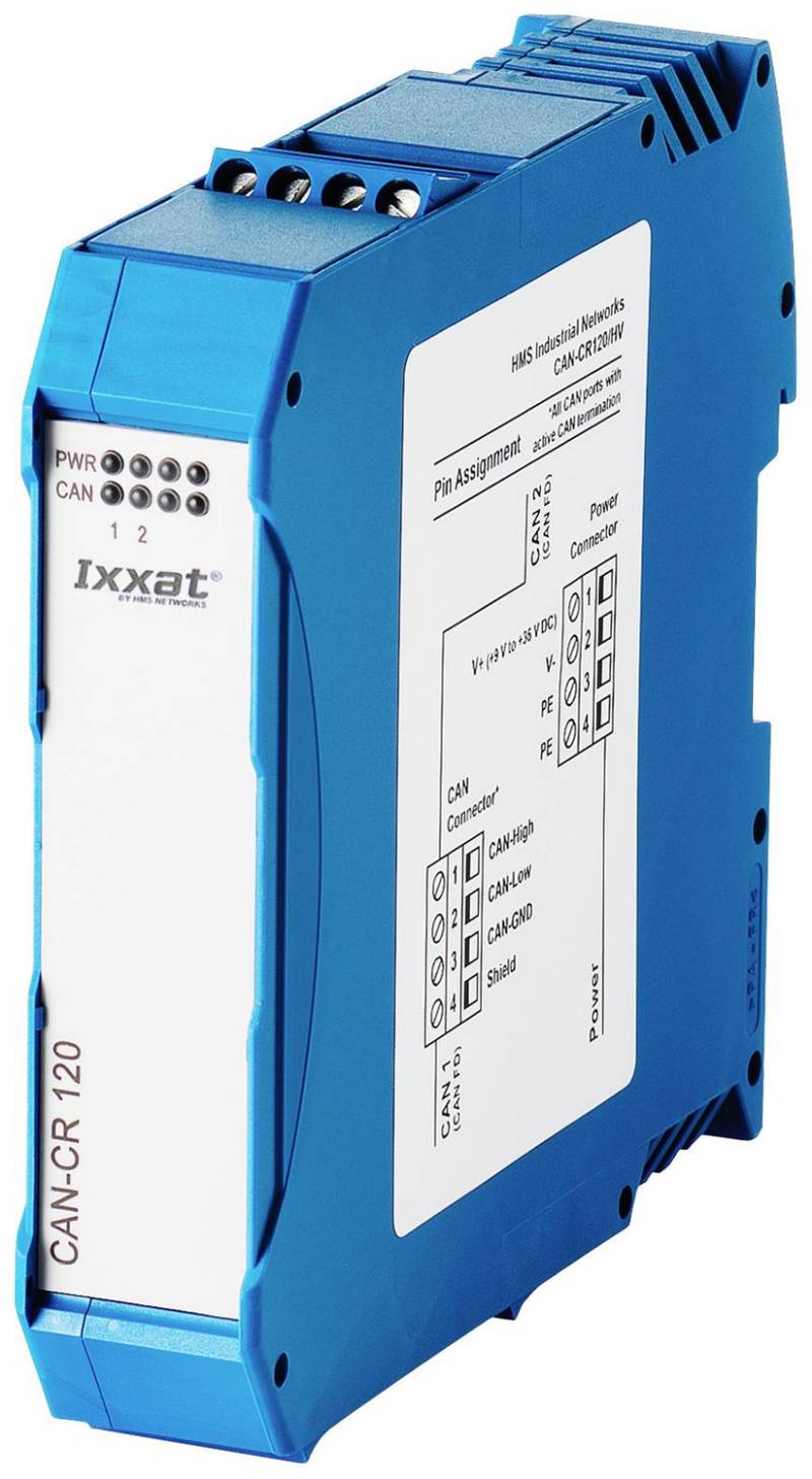 Ixxat 1.01.0210.20210 CAN-CR120/HV CAN/CAN-FD Repeater 24V/DC CAN-FD-Repeater von ixxat