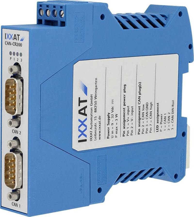 B-Ware Ixxat Can Repeater Cr 200 1.01.0067.44010 Betriebsspannung 12 V/Dc 24 V/Dc Iso B-Ware Ixxat Can Repeater Cr 200 1.01.0067.44010 Betriebsspannung 12 V/Dc 24 V/Dc Iso von ixxat