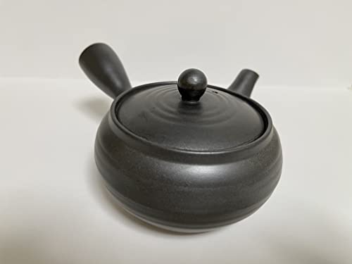 Japanische Banko-Yaki (Ware) Keramik-Teekanne Kyusu Kyusu 15 cm im Durchmesser 9 cm 30 ml, Shidei lila Ton Yougan TR57313 (Yougan) von j-pure hitomi