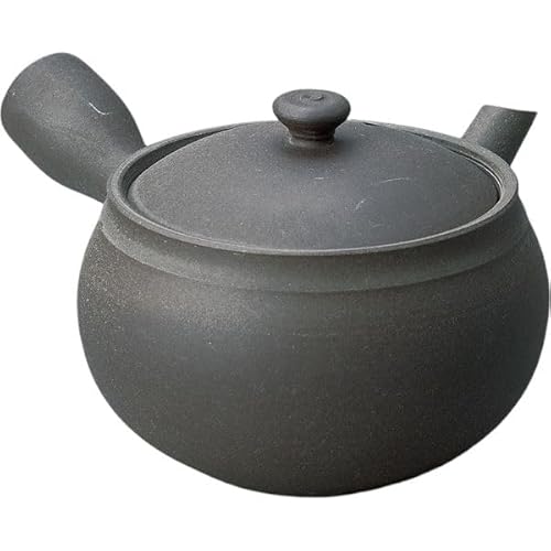 j-pure hitomi Japanische Teekanne Banko-yaki (ware) kyusu 300 ml schwarzer Ton TR57208 aus Japan von j-pure hitomi