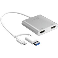 J5create JCA365 USB-C® / USB 3.2 Gen 1 (USB 3.0) Adapter [1x USB-C®, USB 3.2 Gen 1 (USB 3.0) - 2x von j5create