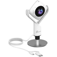 J5create JVCU360-N Full HD-Webcam 1920 x 1080 Pixel Mikrofon, 360° Erfassung, Standfuß von j5create