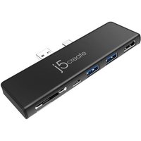 J5create USB 3.2 Gen 1 (USB 3.0), USB-C® Tablet Dockingstation JCD324B-N von j5create