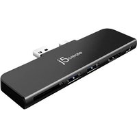 J5create USB 3.2 Gen 2 (USB 3.1), Mini DisplayPort Tablet Dockingstation JDD320B-N von j5create